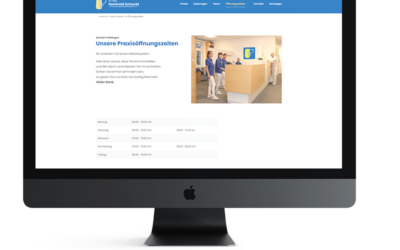 Webseite Frauenarzt Schenkl