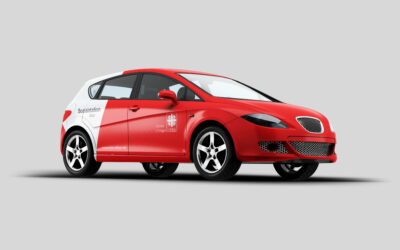 Caritas Auto Sozialstation rot