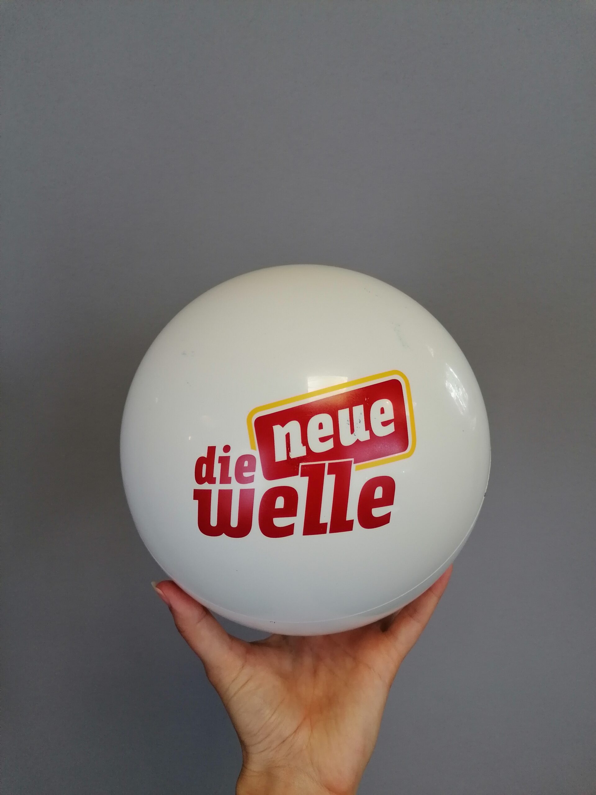 Bedruckter Ball als Werbeartikel Referenz
